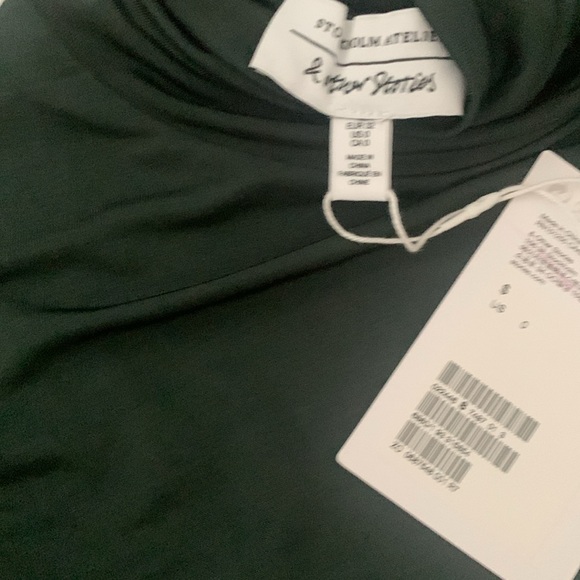 & OTHER STORIES Fitted Stretch Turtleneck - Dark Green - XS - NEW WITH TAGS! - Picture 4 of 4
